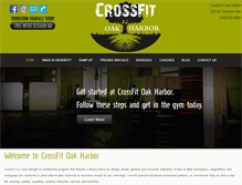 Tablet Screenshot of crossfitoakharbor.com